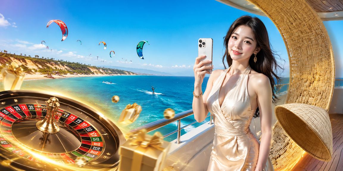 Người phụ nữ đội nón lá tại Mũi Né trải nghiệm roulette trực tuyến trên điện thoại
