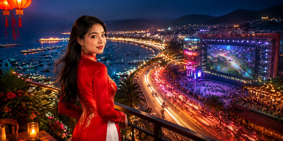 Người dùng tại Vũng Tàu tham khảo mẹo cá cược eSports trong trang phục truyền thống Áo Dài